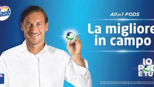 Totti e Genovese di nuovo insieme per la campagna Dash. Firma Enfants Terribles