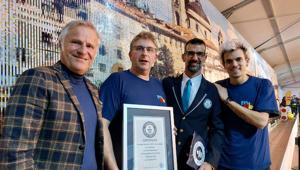 Con il Mosaico lenticolare LEGO più grande del mondo della Città del Mattoncino di Bergamo, alla Campionaria è Guinness World Record