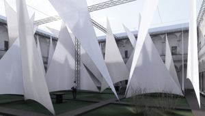Sanlorenzo alla Milano Design Week 2025 con Wind Labyrinth, un'istallazione che traduce l’essenza della navigazione in un’esperienza sensoriale