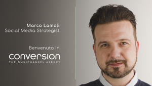 Marco Lamoli entra in Conversion come Digital e Social Media Strategist