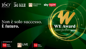 Sono aperte le candidature della 3° edizione di WE AWARD - Women Excellence 2025 del Sole 24 Ore, Financial Times e SkyTG24