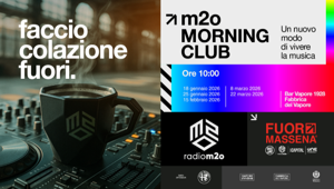 Alla Fabbrica del Vapore di Milano il progetto "m2o Morning Club": cinque appuntamenti domenicali dedicati al soft clubbing, un format internazionale che sposta l'esperienza della musica elettronica dal club notturno al daytime