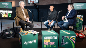 Gruppo Amadori, Official Protein Partner della Lega Basket Serie A, lancia "Amadori Protein Talk", il nuovo vodcast coordinato da Infront che pone il focus sulla persona dietro l'atleta