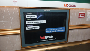 WeRoad va on air a Roma e Napoli con la nuova campagna di Capodanno firmata in-house e pianificata da IGP Decaux