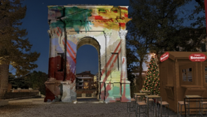 In occasione del suo 175° anniversario, Forno Bonomi partecipa alla prima edizione di "Natale per Verona" con un'installazione di luci sull'Arco dei Gavi