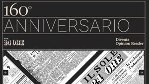 Il Sole 24 Ore celebra 160 anni. Al via la prima iniziativa celebrativa “Diventa Opinion Reader”: il lettore protagonista della campagna integrata dedicata