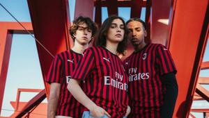 Puma celebra i 50 anni della storica vittoria dell'Ac Milan nella Coppa dei Campioni del 1969 con il nuovo home kit 2019/2020