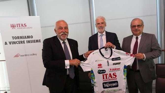 Foto conferenza stampa ITAS Trentino Volley 18 settembre 2018