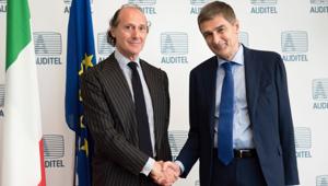 Giovanni Buttarelli, Garante Europeo per la privacy, in visita ad Auditel. "L'Istituto esempio di trasparenza per le aziende italiane"