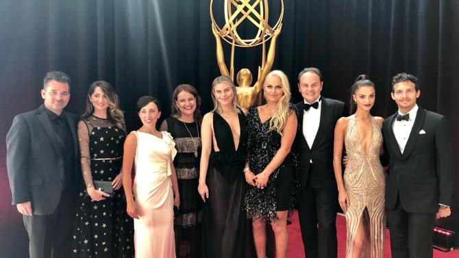 Gli ospiti di Ferrari Trento sul red carpet degli Emmy Awards