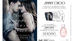 Jimmy Choo Parfums e MovieMedia insieme per '50 Sfumature di rosso'