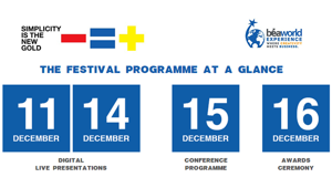 Bea World Experience Festival: un giorno in più per l'edizione 2020 che dà appuntamento all'11 e 14 dicembre con i lavori della giuria e le Digital Live Presentation. Registrati per seguire l'evento