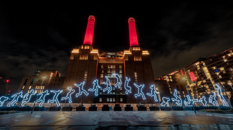 Casta Diva Art & Show all'evento "Tor Bella Illumina" con l'imponente installazione "Run Beyond" realizzata da Angelo Bonello