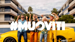 Nasce MOV1MENTO Verti, la nuova campagna della compagnia assicurativa dedicata a chi non si ferma mai. Creatività di Pink Lab