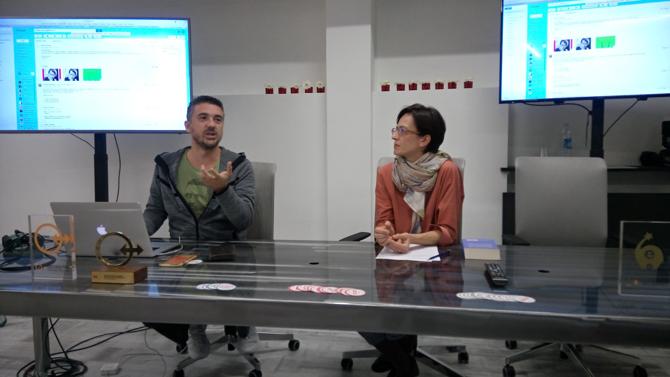 Gianluigi Ricuperati, scrittore, e Francesca Valente, copywriter Ideal