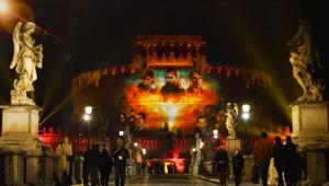 Uno spettacolo di immagini e musiche sulla facciata di Castel Sant’Angelo con il promotional event di “Animali fantastici - I segreti di Silente”