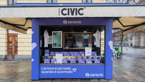 Serenis trasforma l'edicola della Darsena in uno spazio di benessere emotivo per San Valentino con la firma di Mai Tai