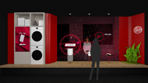Hoover alla Milano Design Week 2021 con l'allestimento “Performance and Connectivity for a healthier way to live” al SuperStudio