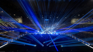Joy Project firma il laser lighting show prepartita del match Inter - Juventus allo Stadio San Siro