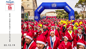 Melegatti Christmas Run, a Verona un'invasione di Babbi Natale anche per la 10^ edizione