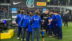 Junior TIM Cup - Il calcio degli Oratori in campo allo stadio Meazza nel pre-gara del Derby Inter-Milan