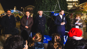 Inaugurato il Christmas Village che porta la magia Disney, Pixar, Marvel e Star Wars a Milano, in piazza Tre Torri fino all’8 gennaio