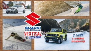 Il Suzuki 4x4 Hybrid Vertical Winter Tour arriva sulle nevi di Roccaraso