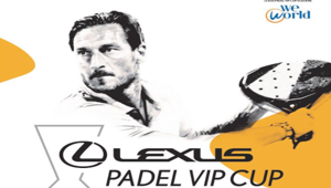 Francesco Totti porta in Sardegna il Lexus Padel Vip Cup