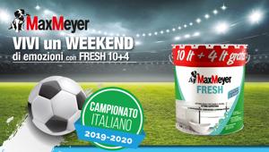 MaxMeyer premia i clienti più fortunati con il concorso Instant Win "Vivi un weekend di emozioni con Fresh 10+4"