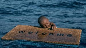 Conversion e Federico Clapis firmano un'opera artistica provocatoria per Mediterranea-Saving Humans