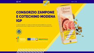 YAM112003 firma il nuovo look per il sito Consorzio Zampone e Cotechino di Modena IGP