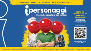 Iper La grande i presenta il nuovo concorso a premi Ipersonaggi