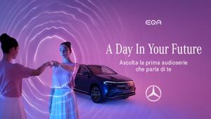In occasione del lancio nazionale della Nuova EQA, Arkage firma la campagna di Mercedes-Benz Italia "A Day In Your Your Future" con Matilda de Angelis