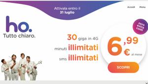 Vodafone lancia ho., nuovo operatore mobile low cost che sfida Iliad con un'offerta da 6,99 euro per minuti e sms illimitati e 30 Giga