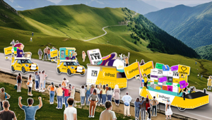 InPost, partner ufficiale del Tour de France, presenta il dream team incaricato dell'animazione lungo il tragitto del tour: ci sono speaker, giornalisti, sportivi