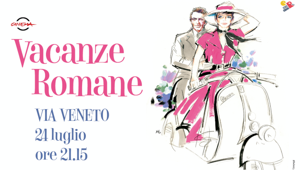 Fondazione Cinema per Roma trasformerà via Veneto in una grande sala cinematografica da 700 posti per la proiezione-evento di Vacanze Romane