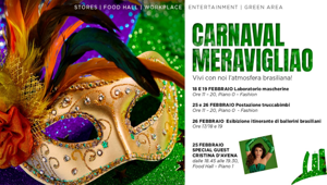“Carnaval Meravigliao”: a CityLife Shopping District arrivano le affascinanti atmosfere del Brasile insieme alla Special Guest Cristina D’Avena. Produzione a cura di To Get