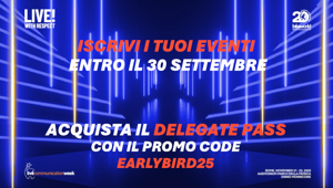 Bea World 2025: cinque motivi per iscrivere gli eventi alla 20esima edizione. Acquista il delegate pass con la promozione Early Bird fino al 15 settembre