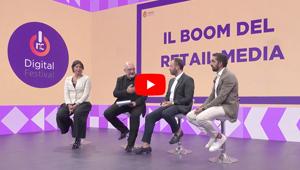 NC Digital Festival 2023. Esplode il Media Retail: nel 2026 gli investimenti nel settore supereranno quelli della TV. Buluggiu (Retailor Media): "Il negozio si stacca dalla GDO divenendo un mezzo di comunicazione indipendente"