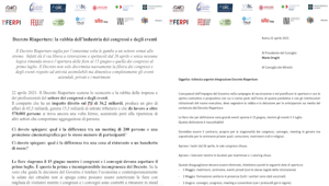 Decreto Riaperture: la rabbia dell’industria dei congressi e degli eventi