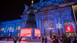 Grandi Stazioni Retail torna in Piazza Duca D'Aosta con l’entertainment format Senstation Winter. Progetto realizzato da AADV Entertainment