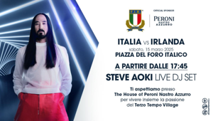 Peroni Nastro Azzurro Terzo Tempo Village si prepara all’ultimo grande appuntamento del Torneo Sei Nazioni, in collaborazione con Alphaomega