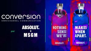 Better Together – Conversion e Absolut ancora insieme per la campagna di lancio della nuova Limited Edition