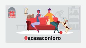  #ACASACONLORO, la campagna social di Ca' Zampa che racconta la convivenza degli italiani con gli amici a quattro zampe