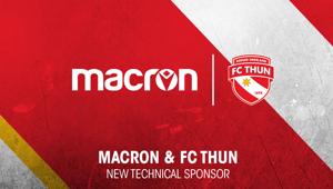 Macron nuovo sponsor tecnico degli svizzeri dell'Fc Thun: accordo quadriennale a partire dalla stagione 2019-2020