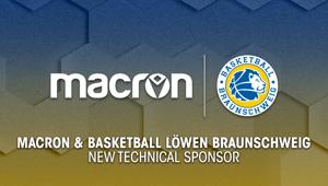 Macron è il nuovo sponsor tecnico del Basketball Löwen Braunschweig