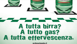 Acqua Claudia protagonista su Corriere dello Sport con Peyote adv