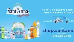 Acqua Sant'Anna torna in tv per Natale per presentare lo shop online