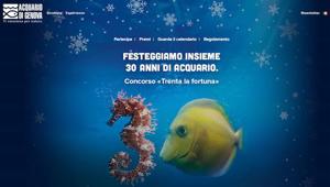 Per i 30 anni dell’Acquario di Genova, al via il contest online “Trenta la fortuna”