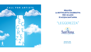 Per celebrare i suoi trent’anni di attività, Acqua Sant’Anna lancia una Call for Artists con Arteaporté per la creazione di un'edizione speciale della propria bottiglia in tetrapak